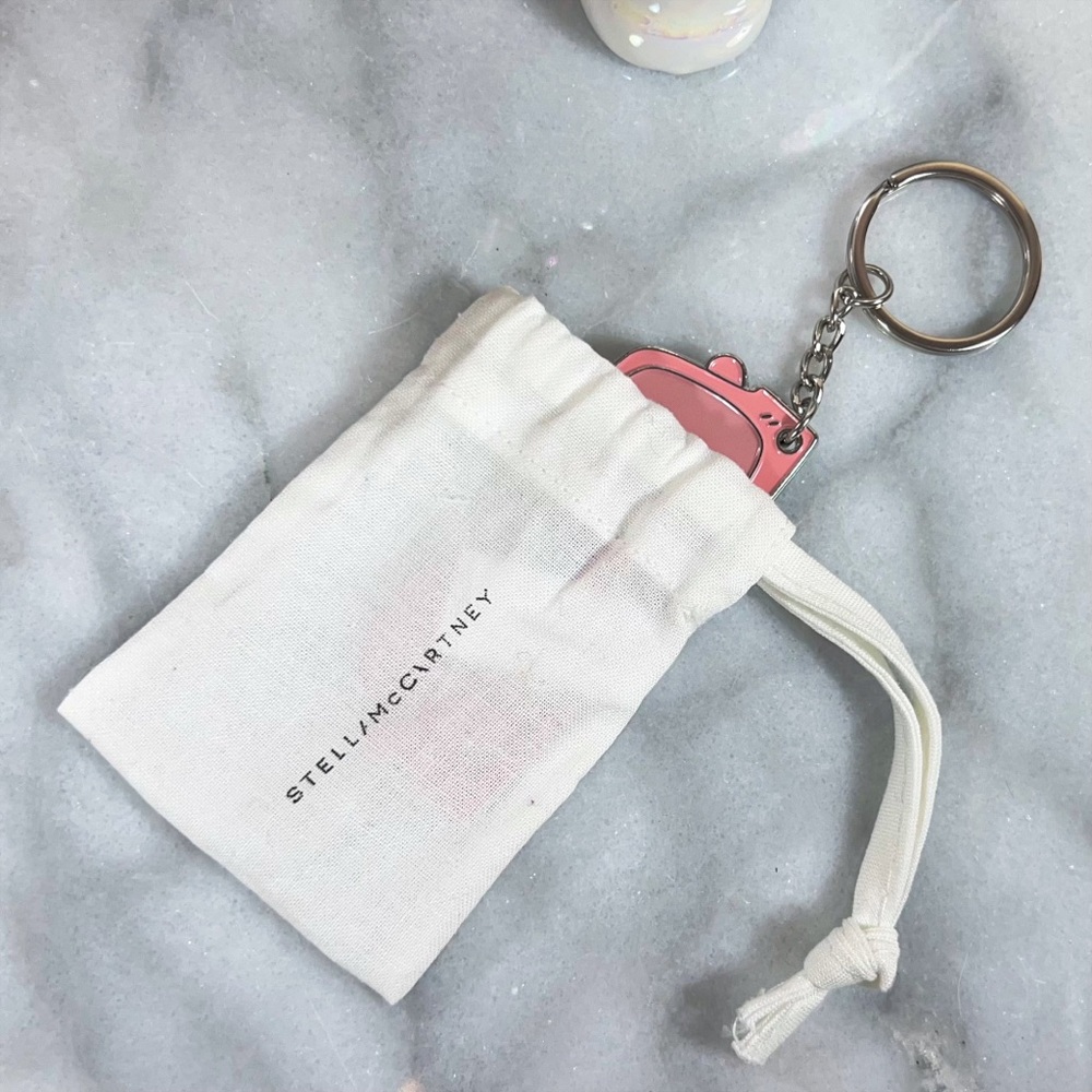 Stella McCartney Pink Sunglasses Keychain/Bag Charm - Picture 6 of 8